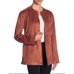 Love Token Faux Suede Jacket